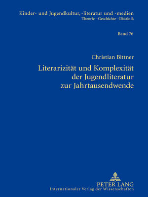 cover image of Literarizität und Komplexität der Jugendliteratur zur Jahrtausendwende